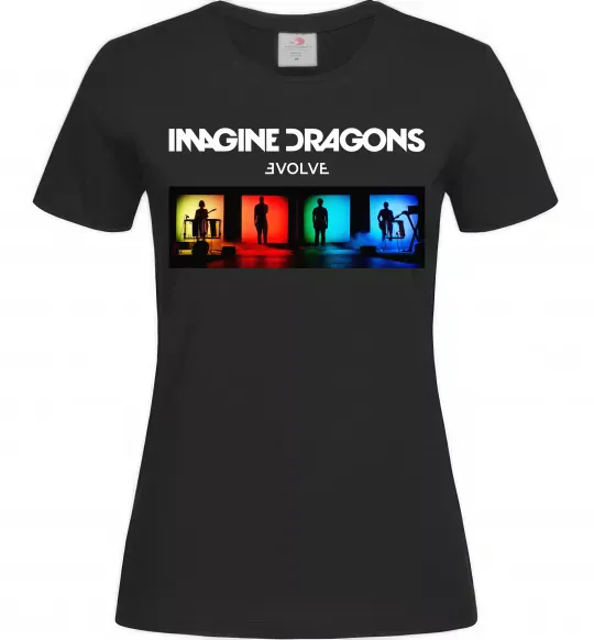 Женская футболка Imagine Dragons Evolve Черный фото