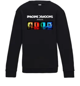 Детский Свитшот Imagine Dragons Evolve Черный фото