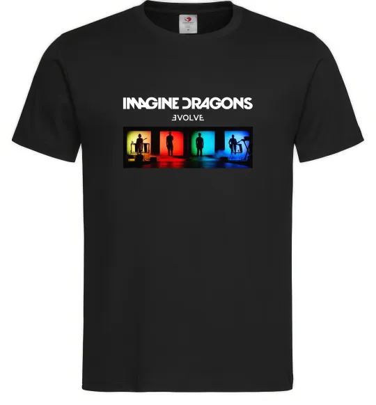 Чоловіча футболка Imagine Dragons Evolve Чорний фото