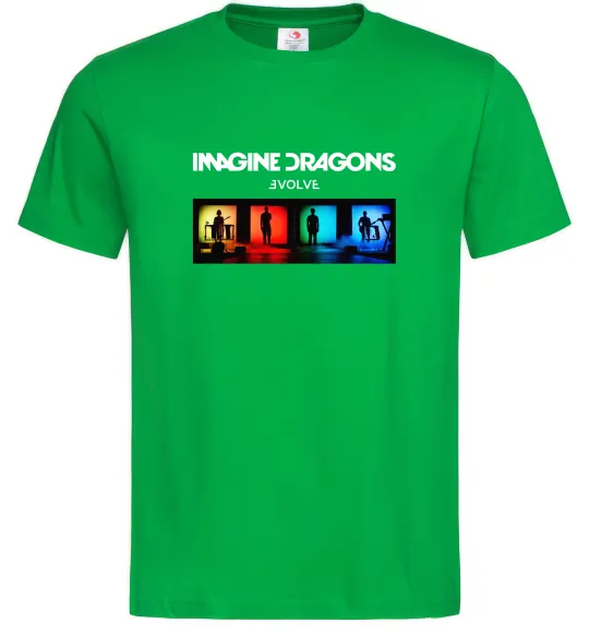 Чоловіча футболка Imagine Dragons Evolve Зелений фото