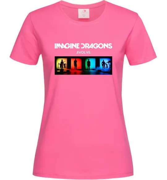 Женская футболка Imagine Dragons Evolve Ярко-розовый фото