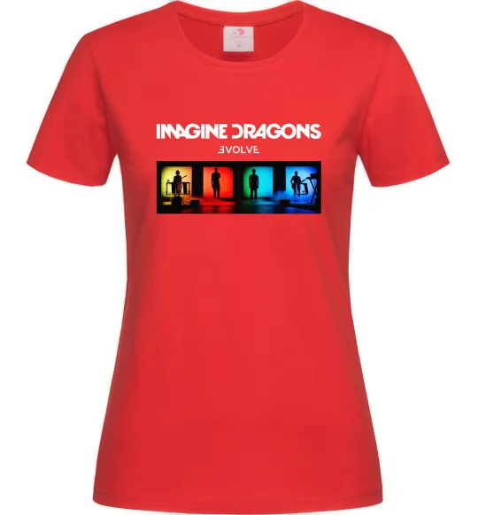 Женская футболка Imagine Dragons Evolve Красный фото