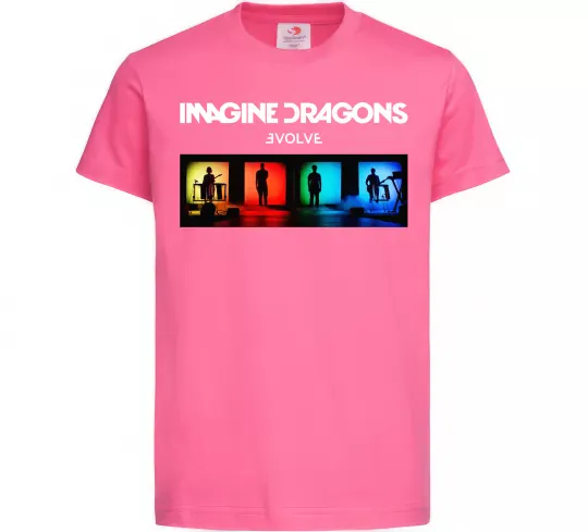 Детская футболка Imagine Dragons Evolve Ярко-розовый фото