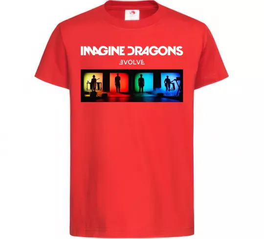 Детская футболка Imagine Dragons Evolve Красный фото