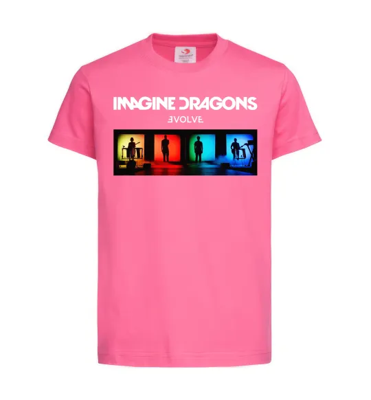 Дитяча футболка Imagine Dragons Evolve Яскраво-рожевий фото