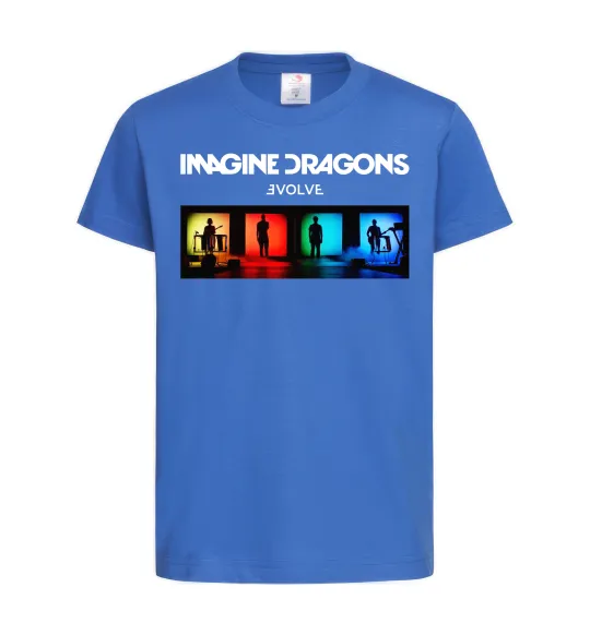 Дитяча футболка Imagine Dragons Evolve Яскраво-синій фото