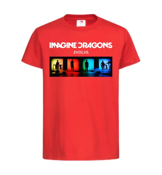 Дитяча футболка Imagine Dragons Evolve Червоний фото