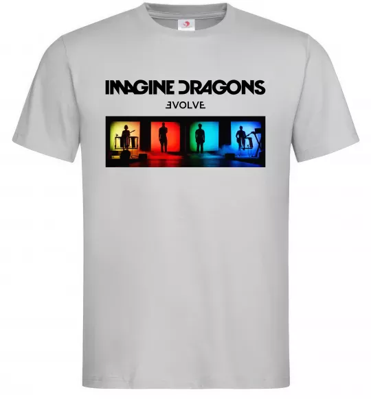 Мужская футболка Imagine Dragons Evolve Серый фото