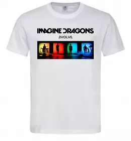 Мужская футболка Imagine Dragons Evolve Белый Мужская футболка Imagine Dragons Evolve Белый фото