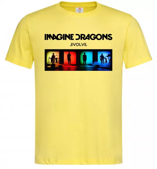 Мужская футболка Imagine Dragons Evolve Лимонный фото