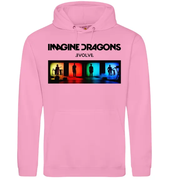 Чоловіча толстовка (худі) Imagine Dragons Evolve Рожевий фото