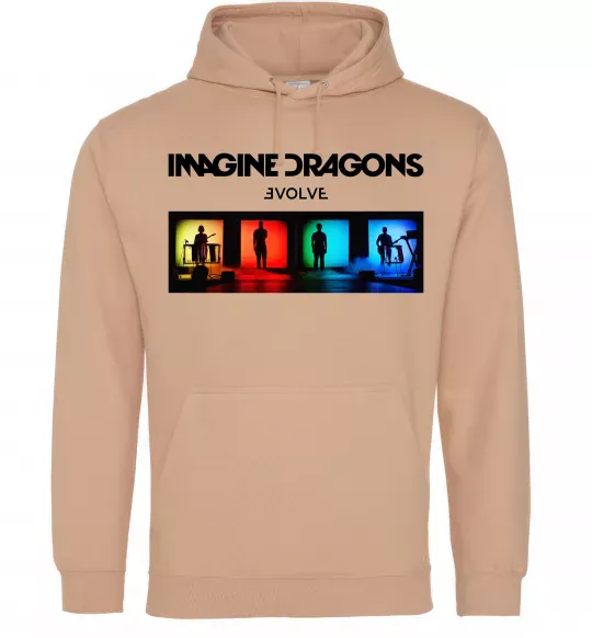 Чоловіча толстовка (худі) Imagine Dragons Evolve Пісочний фото