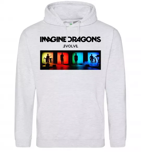 Женская толстовка (худи) Imagine Dragons Evolve Серый меланж фото