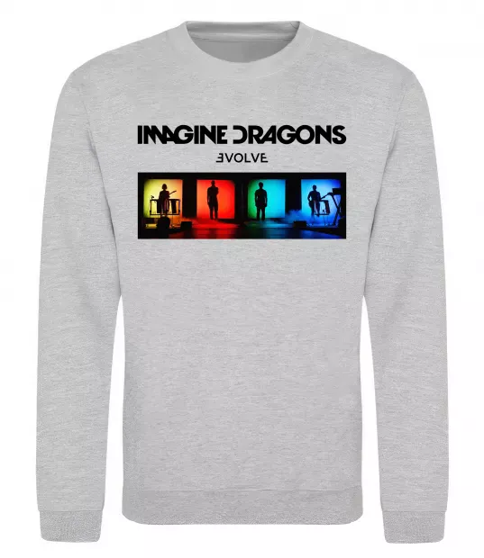 Світшот Imagine Dragons Evolve Сірий меланж фото