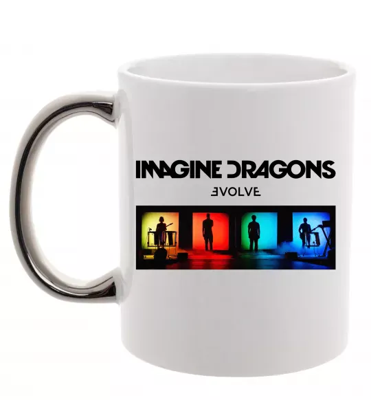 Чашка с цветной ручкой Imagine Dragons Evolve Серебро фото