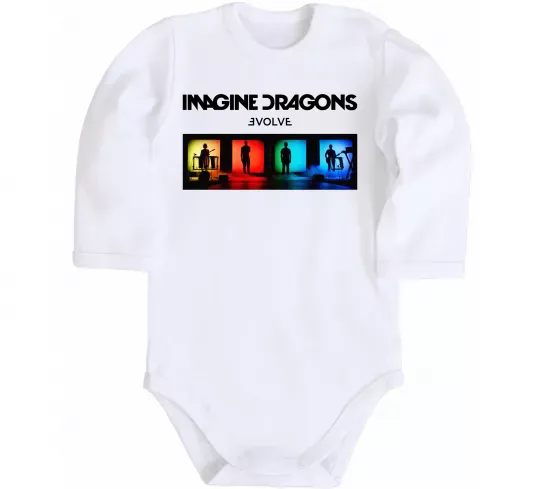 Дитячий бодік Imagine Dragons Evolve Білий фото