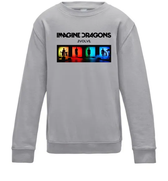 Детский Свитшот Imagine Dragons Evolve Серый меланж фото