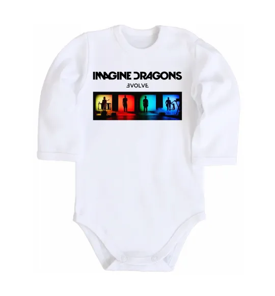Дитячий бодік Imagine Dragons Evolve Білий фото