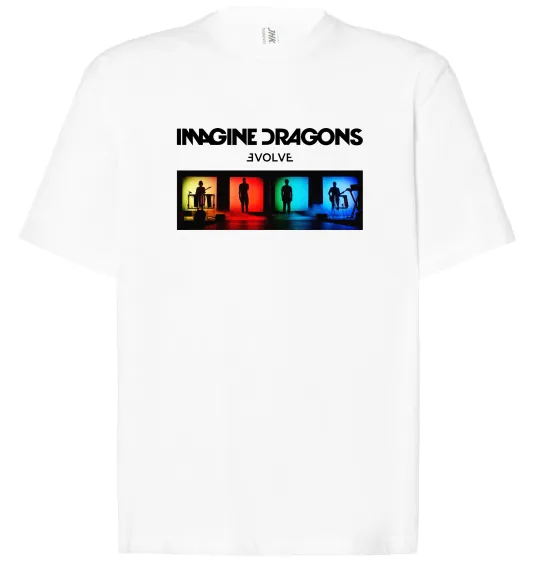 Футболка Оверсайз Imagine Dragons Evolve Белый фото