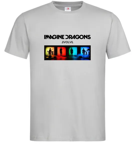 Чоловіча футболка Imagine Dragons Evolve Сірий фото