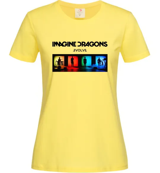 Женская футболка Imagine Dragons Evolve Лимонный фото