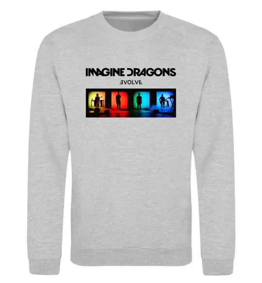 Свитшот Imagine Dragons Evolve Серый меланж фото