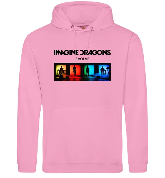 Мужская толстовка (худи) Imagine Dragons Evolve Розовый фото