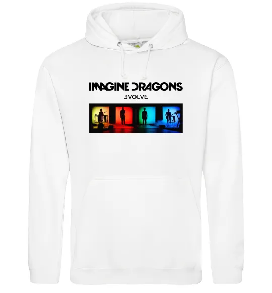 Женская толстовка (худи) Imagine Dragons Evolve Белый фото