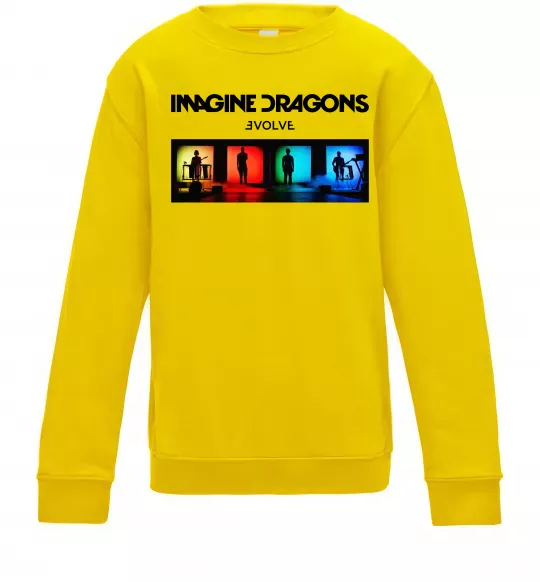 Дитячий світшот Imagine Dragons Evolve Сонячно жовтий фото