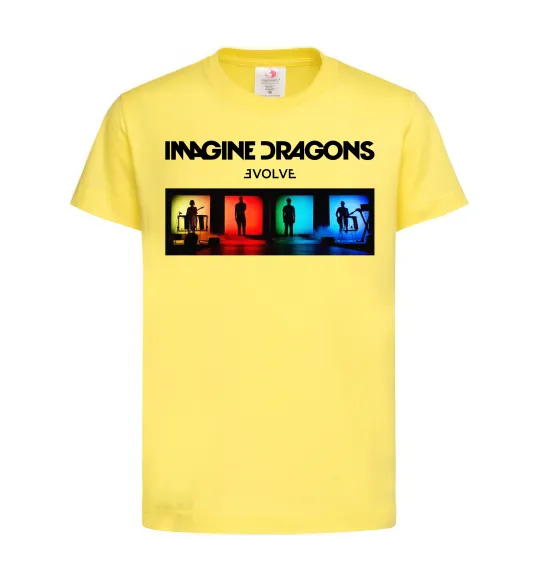Дитяча футболка Imagine Dragons Evolve Лимонний фото