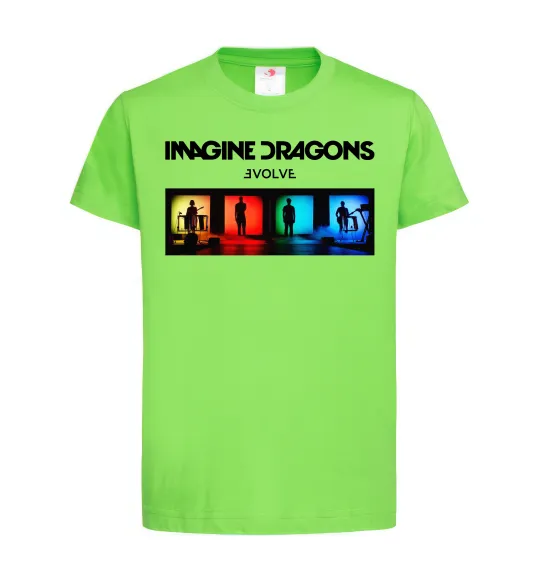 Дитяча футболка Imagine Dragons Evolve Лаймовий фото