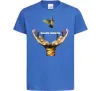 Дитяча футболка Imagine Dragons птах Яскраво-синій фото