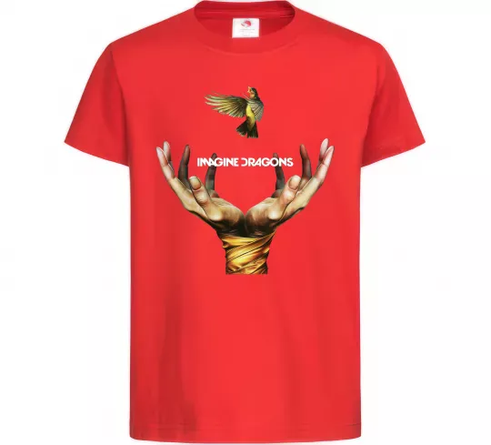 Дитяча футболка Imagine Dragons птах Червоний фото