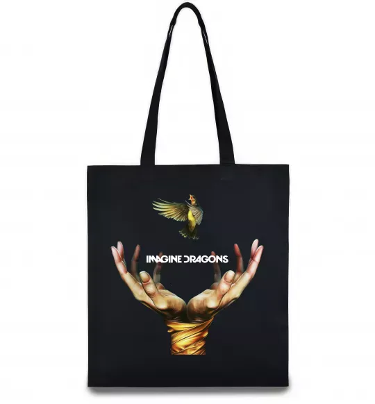 Эко-сумка Imagine Dragons птах Черный фото