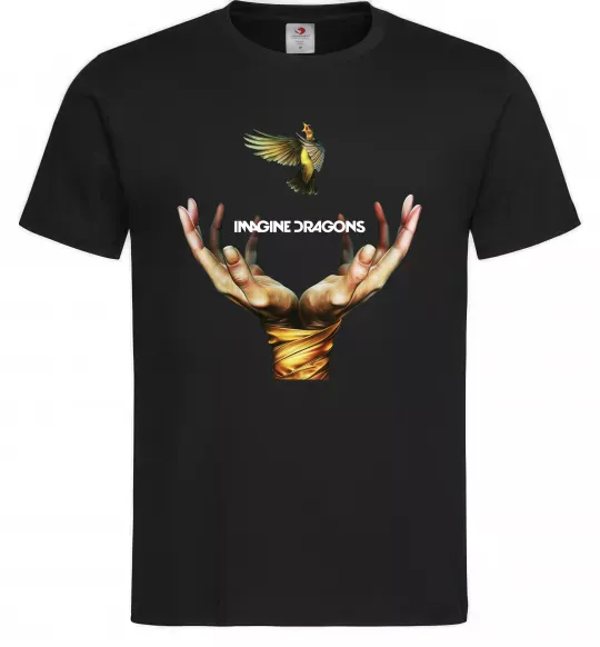 Мужская футболка Imagine Dragons птах Черный фото