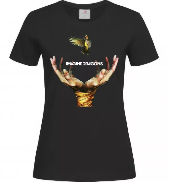 Женская футболка Imagine Dragons птах Черный фото