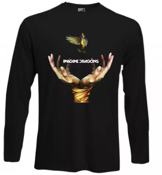 Лонгслив Imagine Dragons птах Черный фото