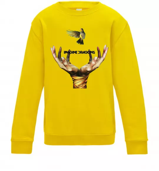 Детский Свитшот Imagine Dragons птах Солнечно желтый фото