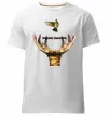 Чоловіча преміум футболка Imagine Dragons птах Білий фото