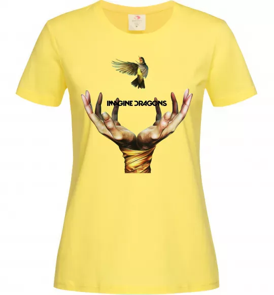 Женская футболка Imagine Dragons птах Лимонный фото