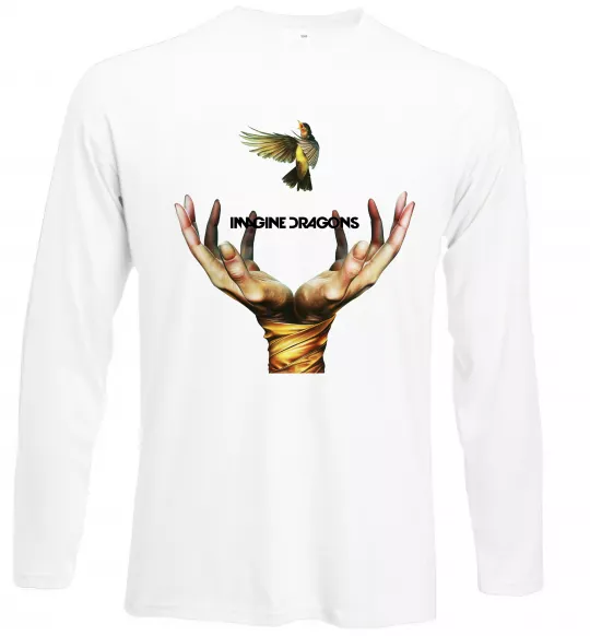 Лонгслив Imagine Dragons птах Белый фото