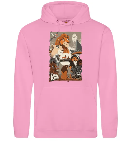 Женская толстовка (худи) The Lion king Розовый фото