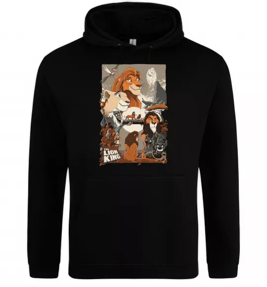 Жіноча толстовка (худі) The Lion king Чорний фото