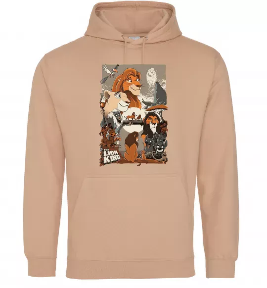 Жіноча толстовка (худі) The Lion king Пісочний фото