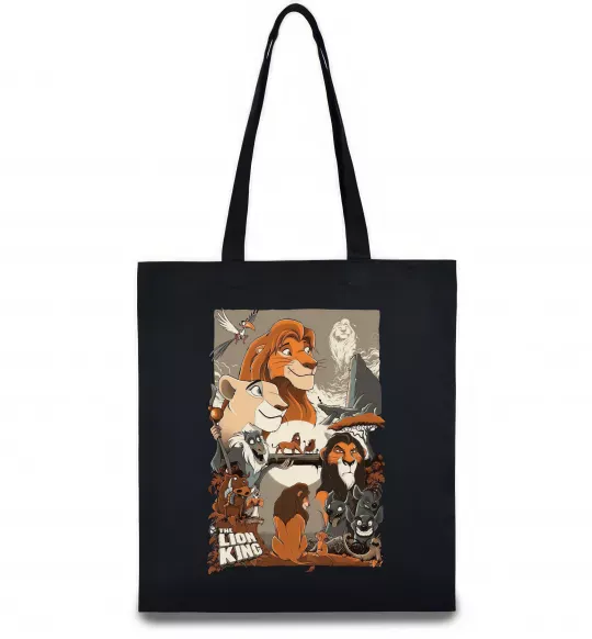 Еко-сумка The Lion king Чорний фото