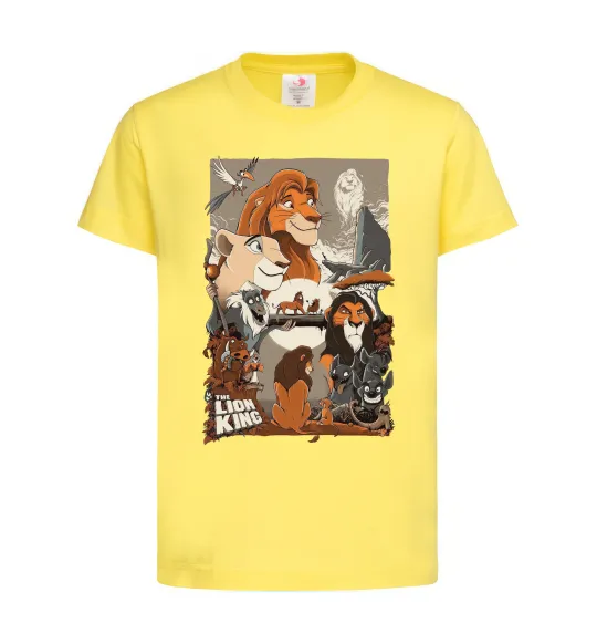 Детская футболка The Lion king Лимонный фото