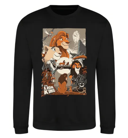 Свитшот The Lion king Черный фото