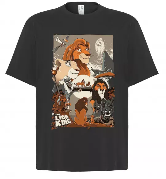 Футболка Оверсайз The Lion king Черный фото
