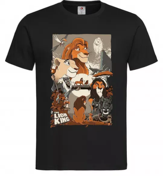 Мужская футболка The Lion king Черный фото