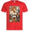 Мужская футболка The Lion king Красный фото